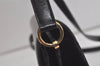 Authentic Christian Dior Shoulder Cross Body Bag Purse Leather Black 5975K