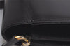 Authentic Christian Dior Shoulder Cross Body Bag Purse Leather Black 5975K