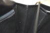 Authentic Christian Dior Shoulder Cross Body Bag Purse Leather Black 5975K