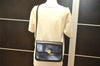 Authentic Christian Dior Shoulder Cross Body Bag Purse Leather Black 5975K