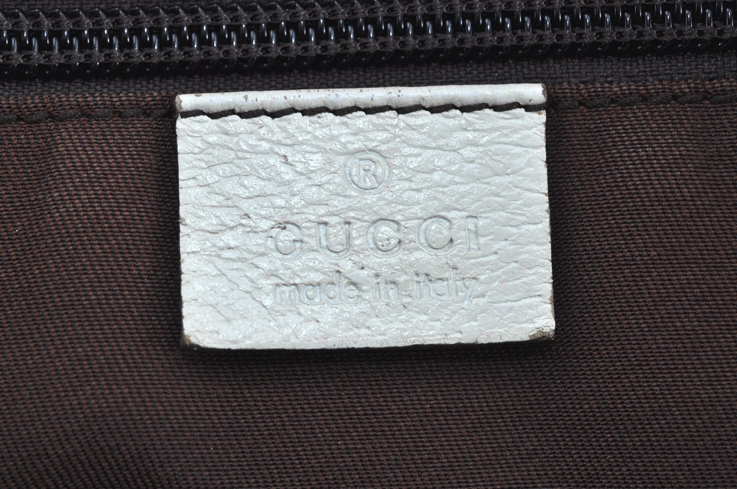 Authentic GUCCI Vintage Shoulder Tote Bag GG Canvas Leather 131230 White 5976H