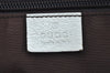 Authentic GUCCI Vintage Shoulder Tote Bag GG Canvas Leather 131230 White 5976H