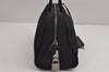 Authentic PRADA Vintage Nylon Tessuto Leather Shoulder Hand Bag Black 5976J