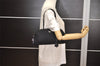 Authentic PRADA Vintage Nylon Tessuto Leather Shoulder Hand Bag Black 5976J