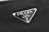 Authentic PRADA Nylon Tessuto Leather Shoulder Hand Bag Purse Black 5977J