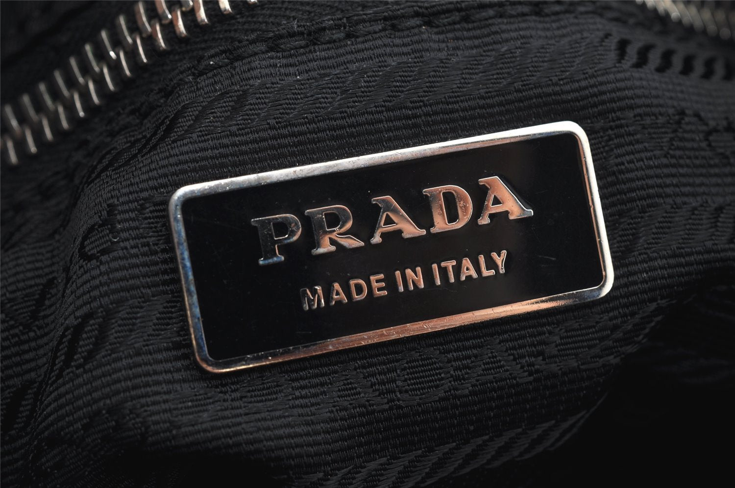 Authentic PRADA Nylon Tessuto Leather Shoulder Hand Bag Purse Black 5977J