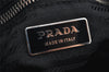 Authentic PRADA Nylon Tessuto Leather Shoulder Hand Bag Purse Black 5977J