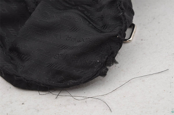 Authentic PRADA Nylon Tessuto Leather Shoulder Hand Bag Purse Black 5977J