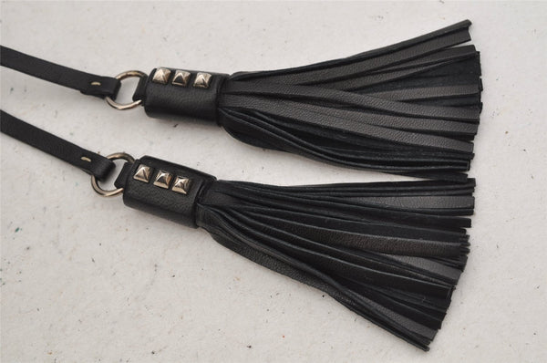 Authentic PRADA Nylon Tessuto Leather Shoulder Hand Bag Purse Black 5977J