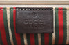 Authentic GUCCI New Britt Tote Bag GG Canvas Leather 169946 Brown Junk 5977K