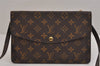 Auth Louis Vuitton Monogram Pochette Double Rabat Shoulder Bag M51815 LV 5979J