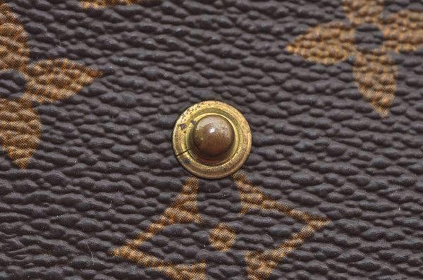 Auth Louis Vuitton Monogram Pochette Double Rabat Shoulder Bag M51815 LV 5979J