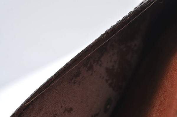 Auth Louis Vuitton Monogram Pochette Double Rabat Shoulder Bag M51815 LV 5979J