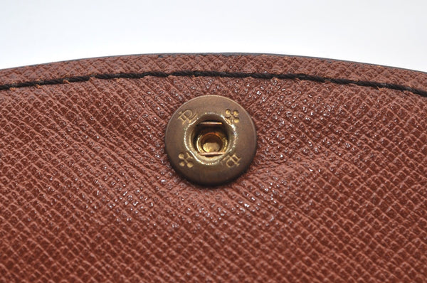 Auth Louis Vuitton Monogram Pochette Double Rabat Shoulder Bag M51815 LV 5979J