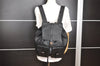 Authentic GUCCI Vintage Backpack Purse Leather Black 5981I