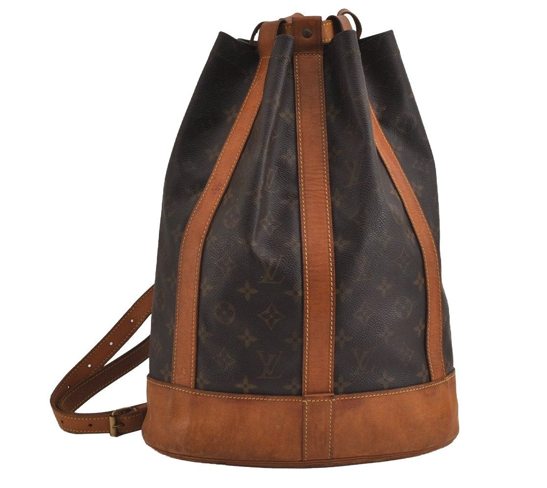 Authentic Louis Vuitton Monogram Randonnee PM Shoulder Bag M42243 LV 5982J