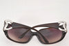 Authentic CHANEL Sunglasses CC Logos CoCo Mark Plastic Brown 5982K