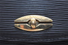 Authentic Louis Vuitton Epi Malesherbes Hand Bag Purse Black M52372 LV 5983J