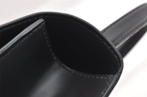 Authentic Louis Vuitton Epi Malesherbes Hand Bag Purse Black M52372 LV 5983J