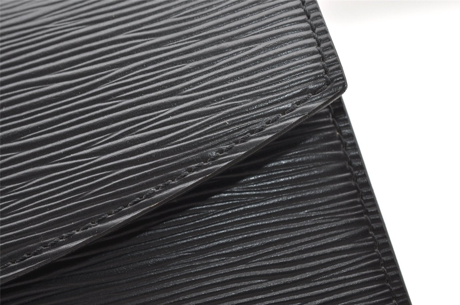 Authentic Louis Vuitton Epi Malesherbes Hand Bag Purse Black M52372 LV 5983J