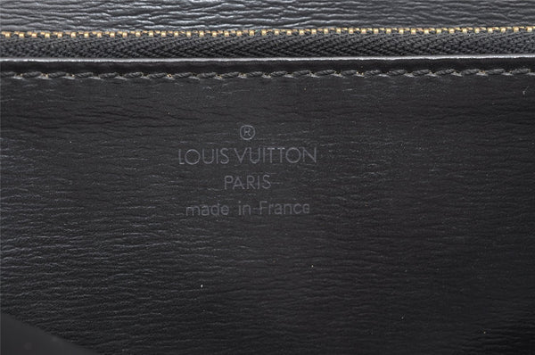 Authentic Louis Vuitton Epi Malesherbes Hand Bag Purse Black M52372 LV 5983J