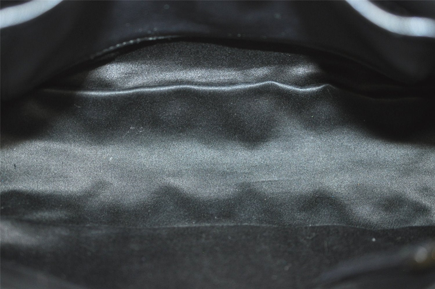 Authentic MIU MIU Matelasse Leather Shoulder Cross Body Bag Navy Blue 5985J
