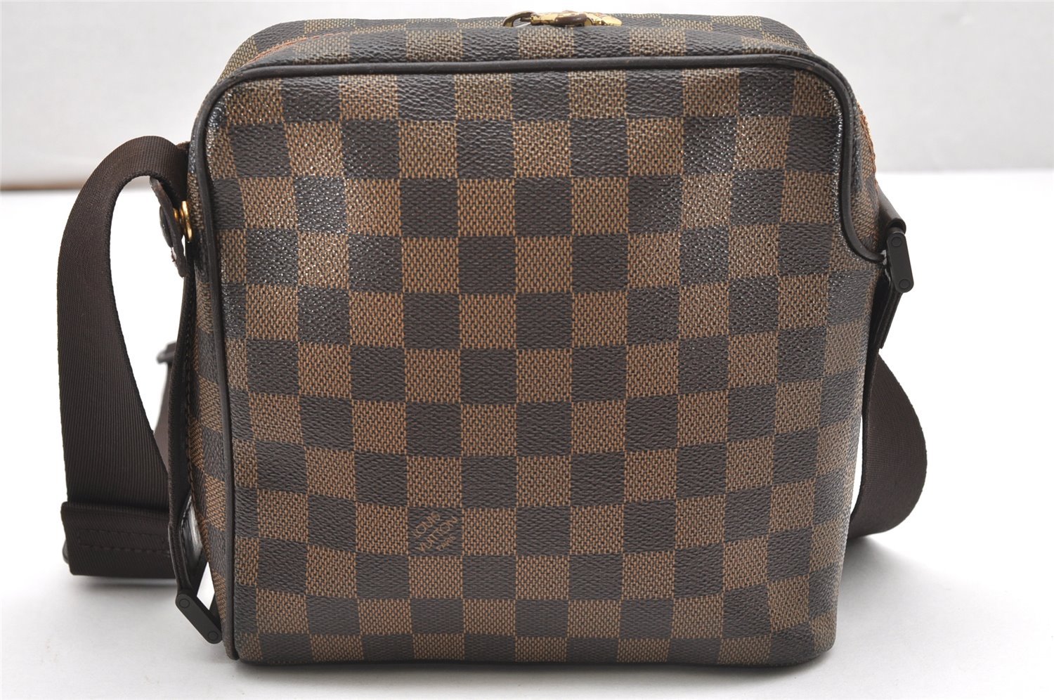 Authentic Louis Vuitton Damier Olav PM Shoulder Cross Body Bag N41442 LV 5985K