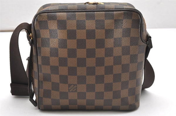 Authentic Louis Vuitton Damier Olav PM Shoulder Cross Body Bag N41442 LV 5985K