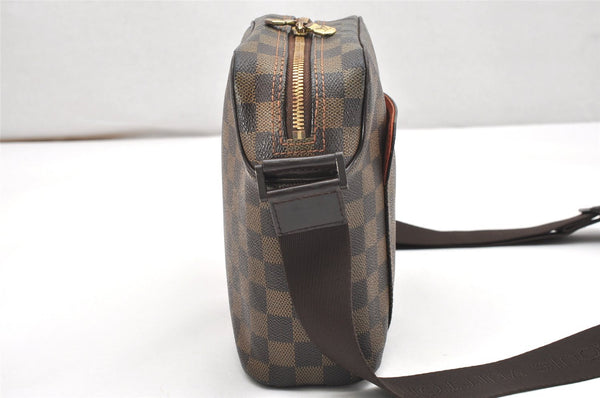 Authentic Louis Vuitton Damier Olav PM Shoulder Cross Body Bag N41442 LV 5985K