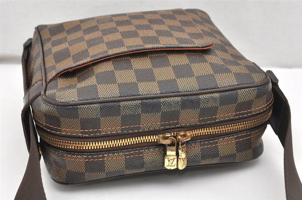 Authentic Louis Vuitton Damier Olav PM Shoulder Cross Body Bag N41442 LV 5985K