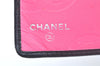 Authentic CHANEL Calf Skin Cambon Line CC Logo Bifold Long Wallet Black 5986J