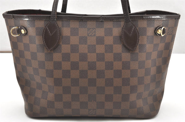 Authentic Louis Vuitton Damier Neverfull PM Shoulder Tote Bag N51109 LV 5986K