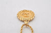 Authentic Christian Dior Gold Tone Chain Pendant Necklace CD 5988K