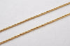 Authentic Christian Dior Gold Tone Chain Pendant Necklace CD 5988K