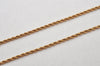 Authentic Christian Dior Gold Tone Chain Pendant Necklace CD 5989K