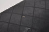 Authentic CHANEL Calf Skin Bicolore CC Logo Clutch Hand Bag Purse Black 5991I