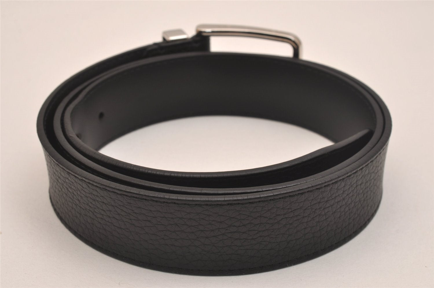 Auth Louis Vuitton Leather Belt Ceinture Pont Neuf M6065 100cm 39.4