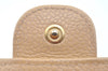 Authentic CHANEL Caviar Skin Matelasse Long Wallet Purse CC Logo Beige 5993J