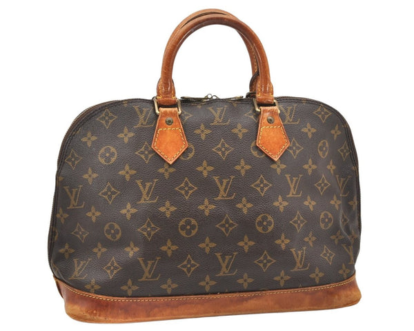 Authentic Louis Vuitton Monogram Alma Hand Bag Purse M51130 LV 5993K