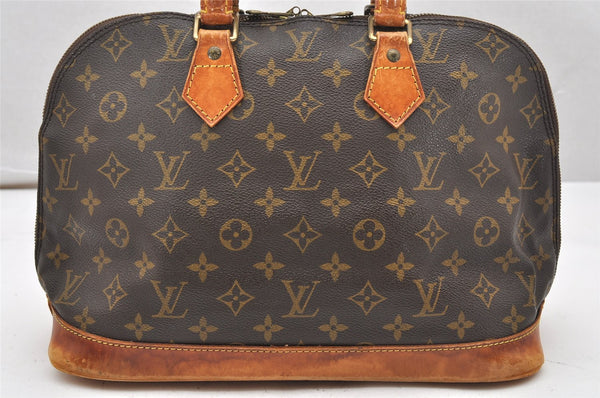 Authentic Louis Vuitton Monogram Alma Hand Bag Purse M51130 LV 5993K