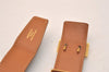 Authentic HERMES Constance Leather Belt Size 70cm 27.6" Black Brown 5994J