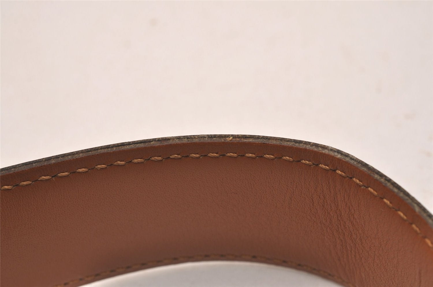 Authentic HERMES Constance Leather Belt Size 70cm 27.6