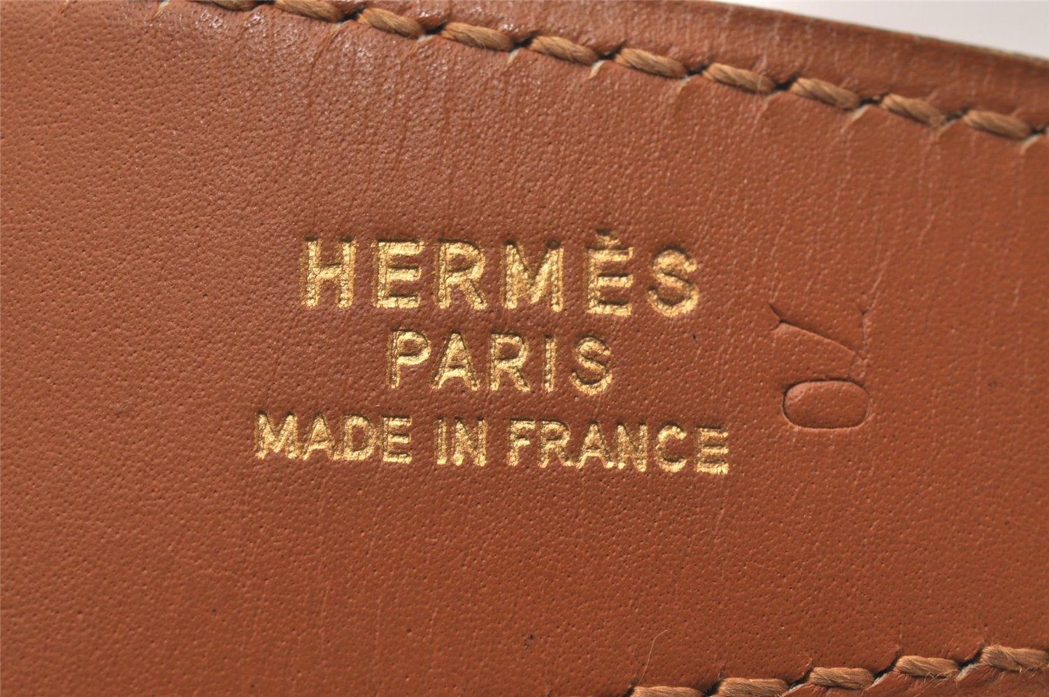 Authentic HERMES Constance Leather Belt Size 70cm 27.6