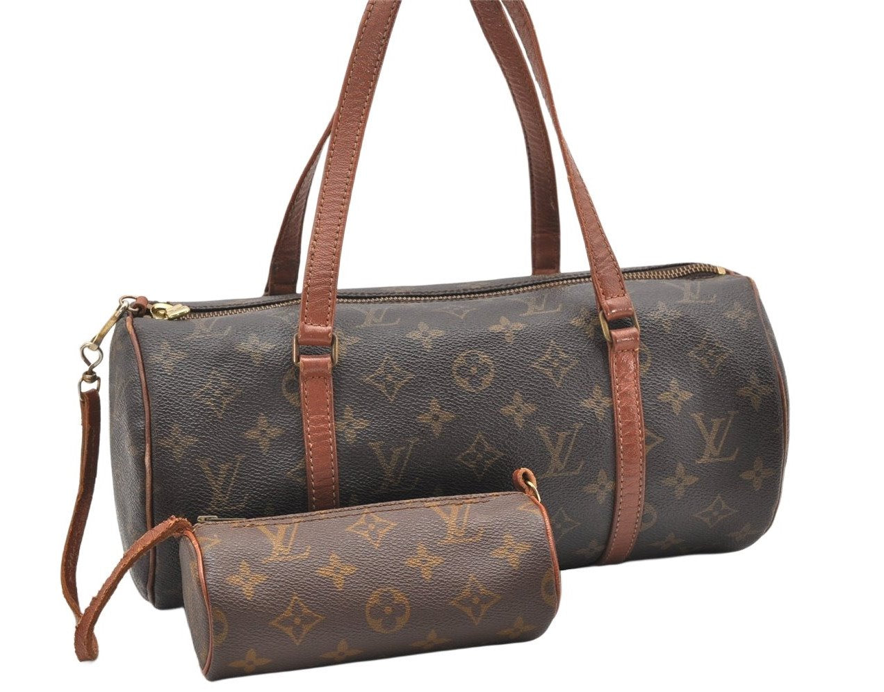 Authentic Louis Vuitton Monogram Papillon 30 Hand Bag Old Model LV 5995K