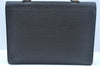 Auth Louis Vuitton Epi Porte Documents Bandouliere Briefcase M54462 Black 5996I