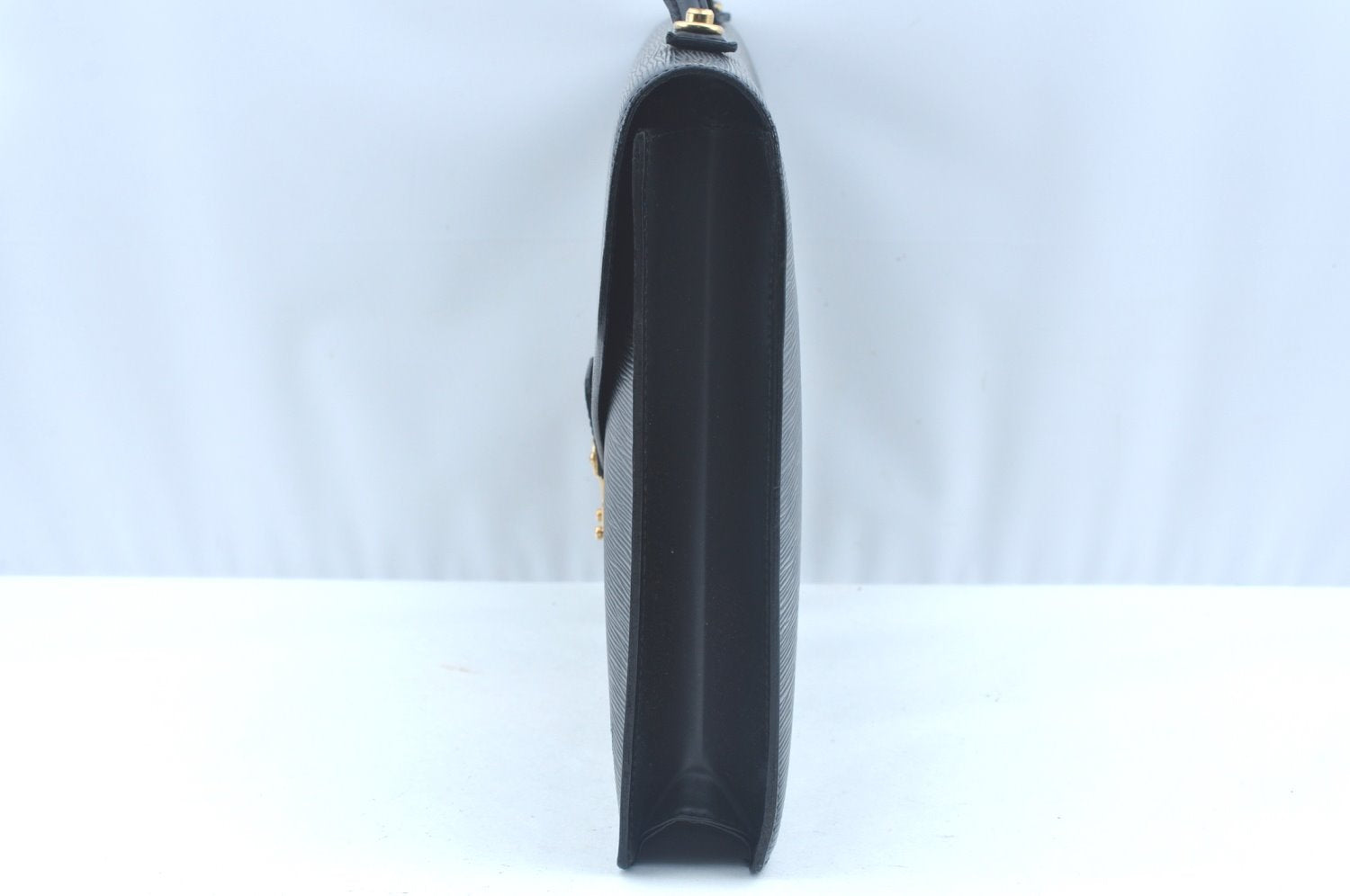 Auth Louis Vuitton Epi Porte Documents Bandouliere Briefcase M54462 Black 5996I