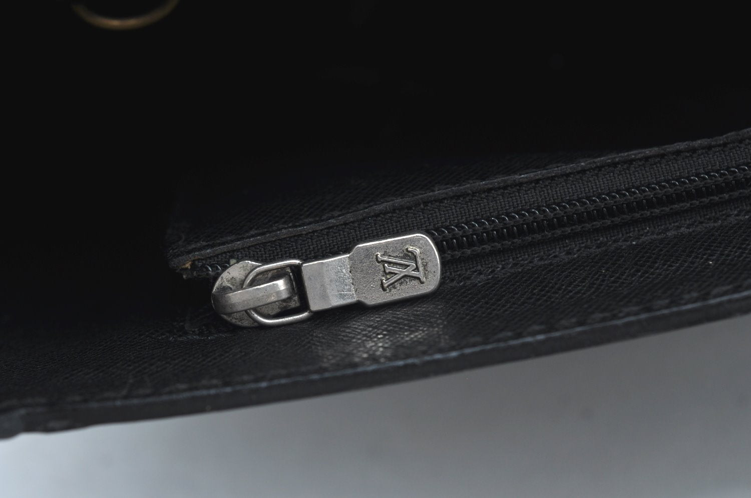 Auth Louis Vuitton Epi Porte Documents Bandouliere Briefcase M54462 Black 5996I