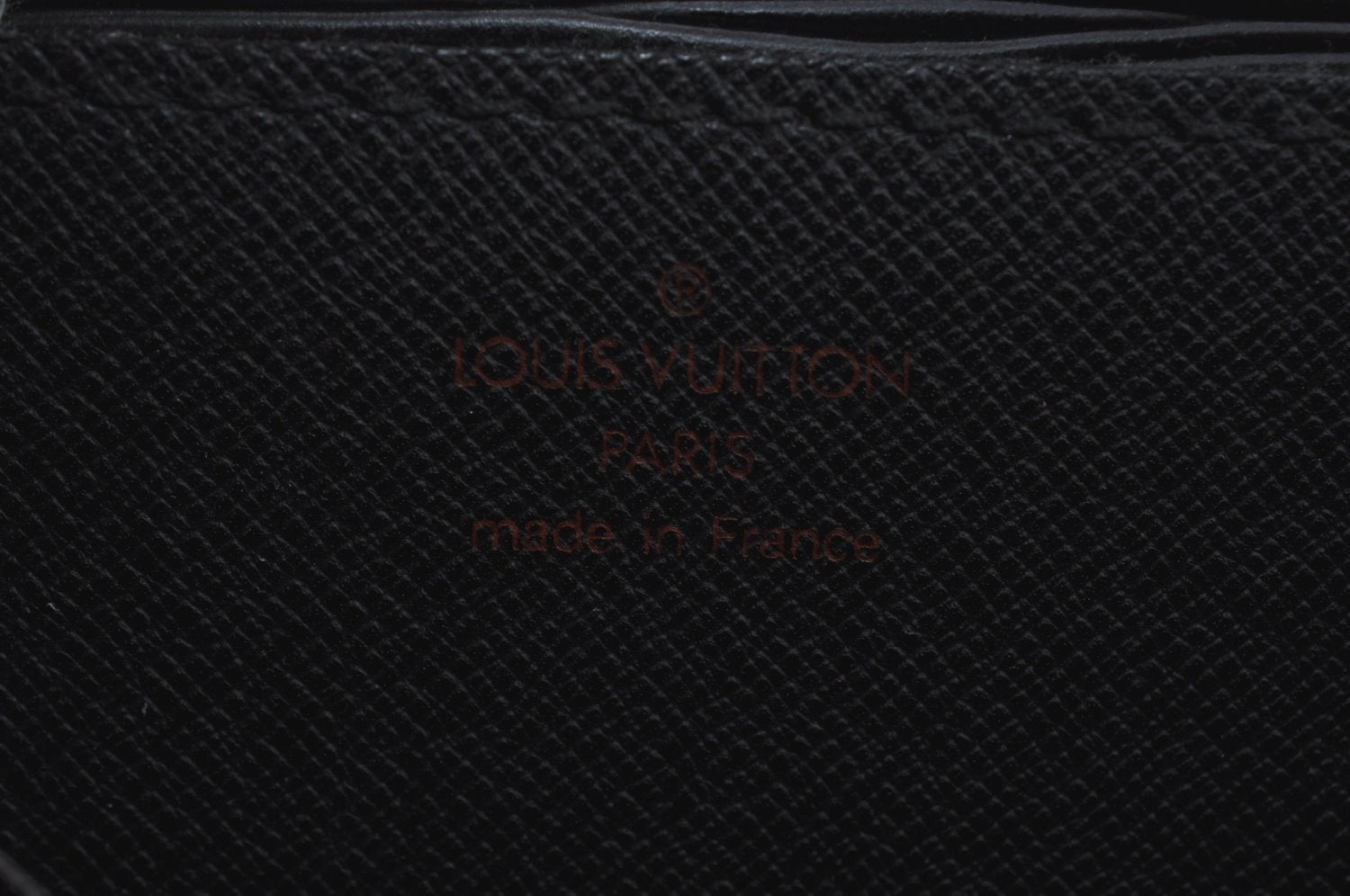 Auth Louis Vuitton Epi Porte Documents Bandouliere Briefcase M54462 Black 5996I