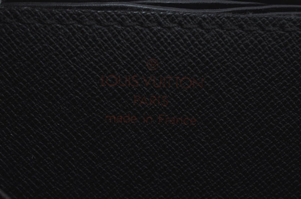 Auth Louis Vuitton Epi Porte Documents Bandouliere Briefcase M54462 Black 5996I