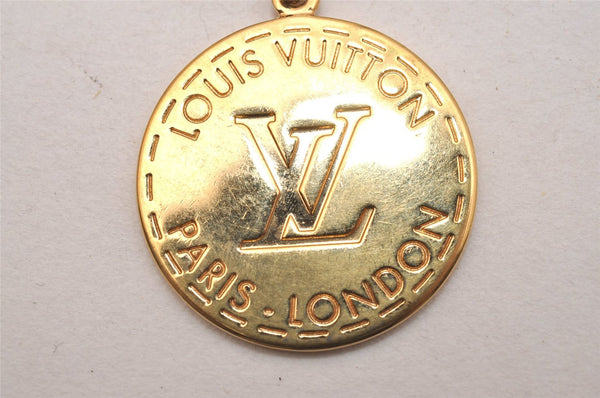 Authentic Louis Vuitton Porte Cles Chaine T&B Bag Charm Gold 60071 LV Box 5996J